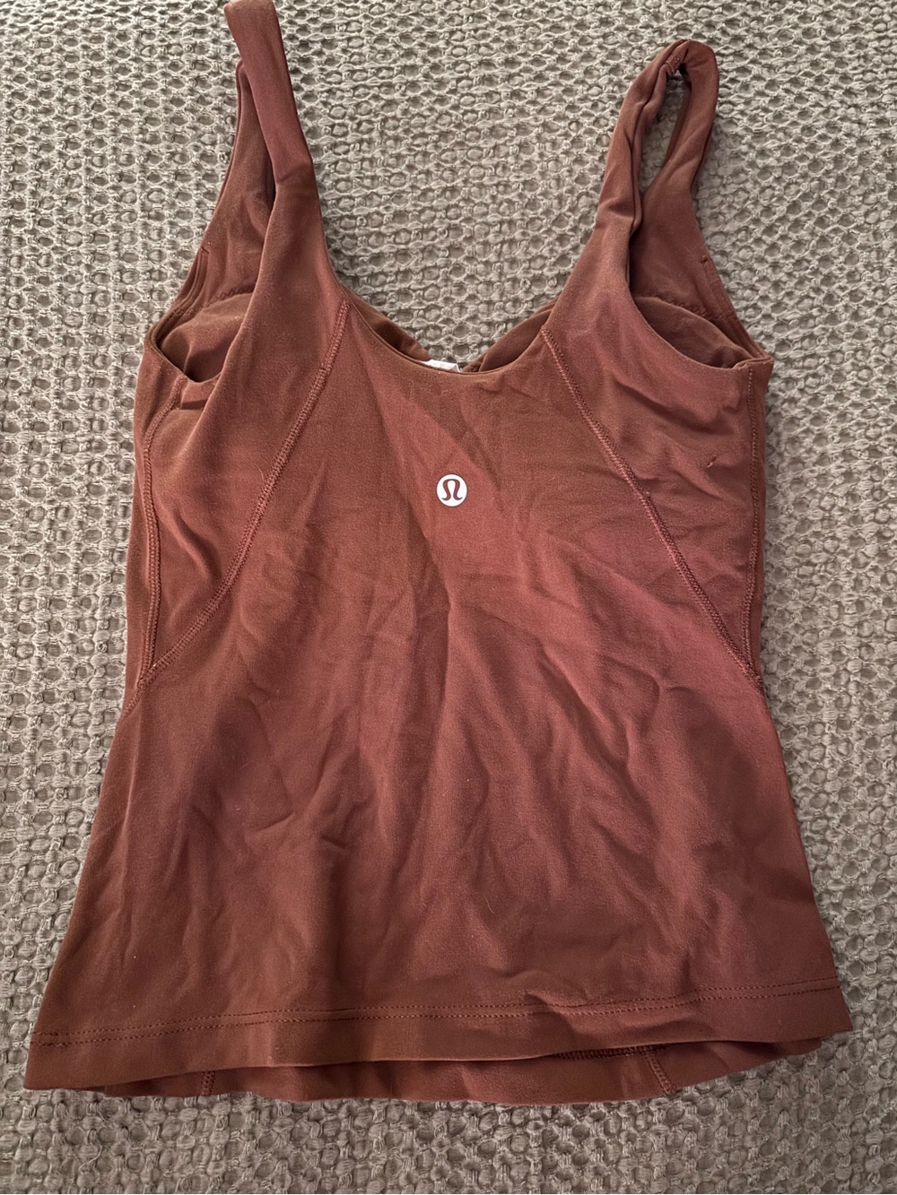 Lululemon athletica brown V-Neck Athletic Tank - Picture 2 of 5